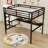 Metal Loft Bed With LED Lighted-686565623