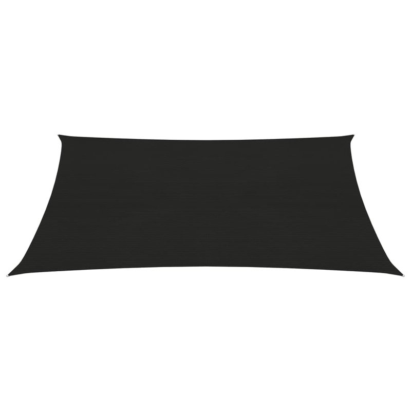 Shenorock 2m x 3.5m Rectangular Shade Sail, Black