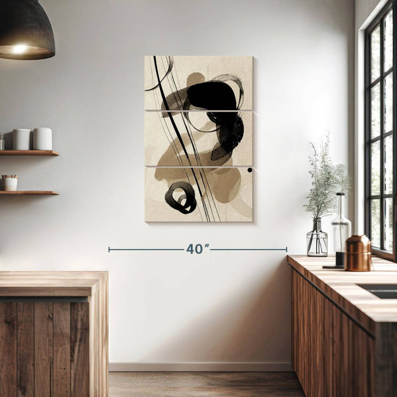 Teintes de terre Avery Beige I, H 38 po x l 24 po