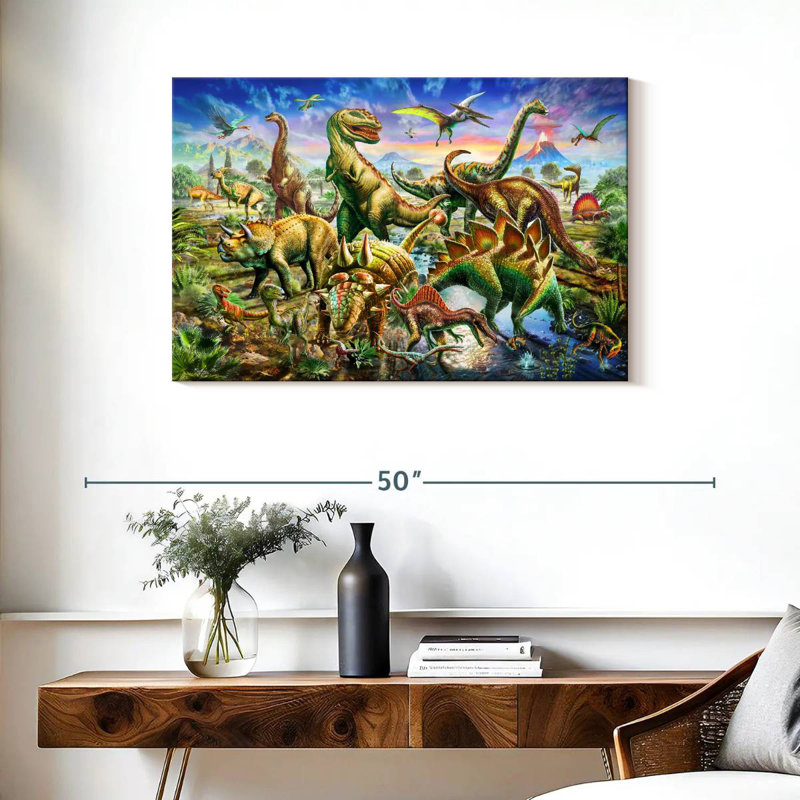 Ashelle Dinoscene - horizontale, H 24 po x l 36 po