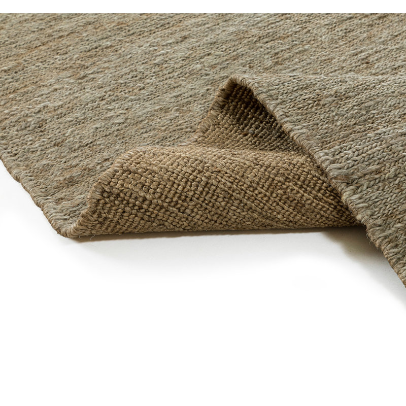 Andies Jute / Sisal Area Rug in Natural/Ivory, Rectangle 10' x 14'