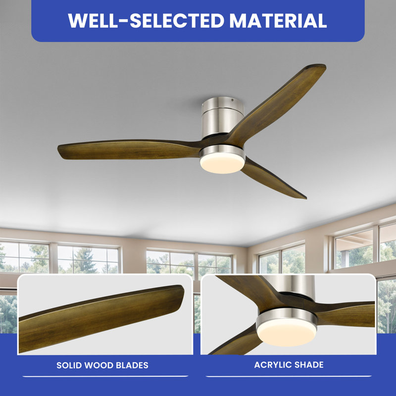 Harutyun 52'' Ceiling Fan with LED Lights