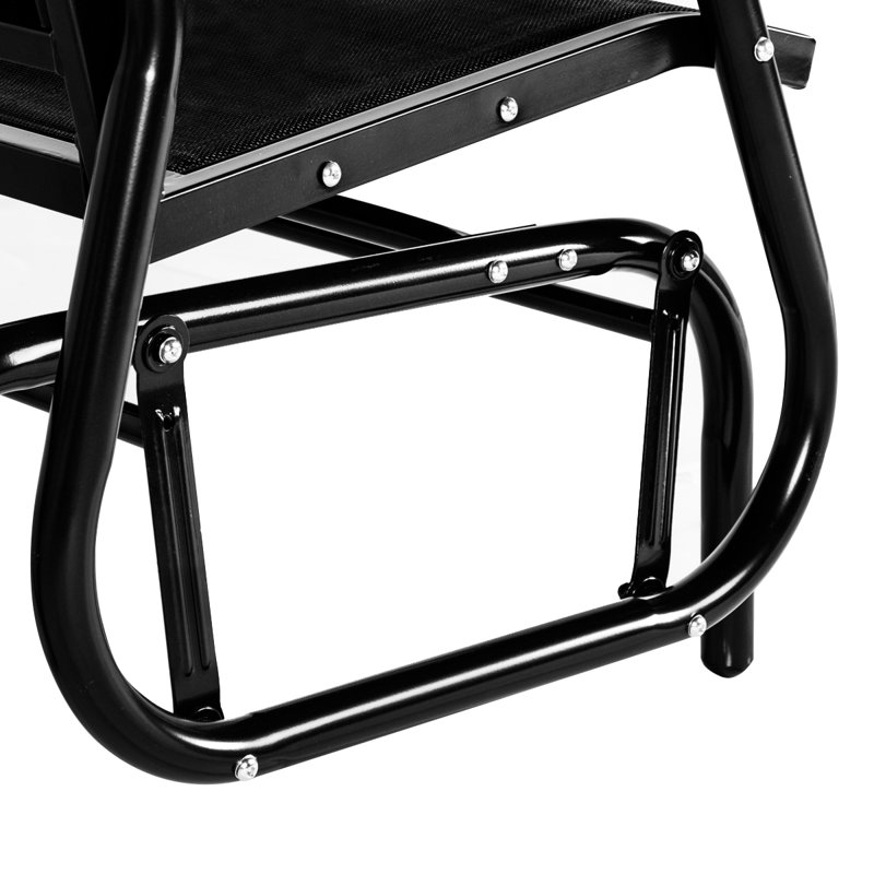 Etherton Powder Coated Steel Outdoor Bench