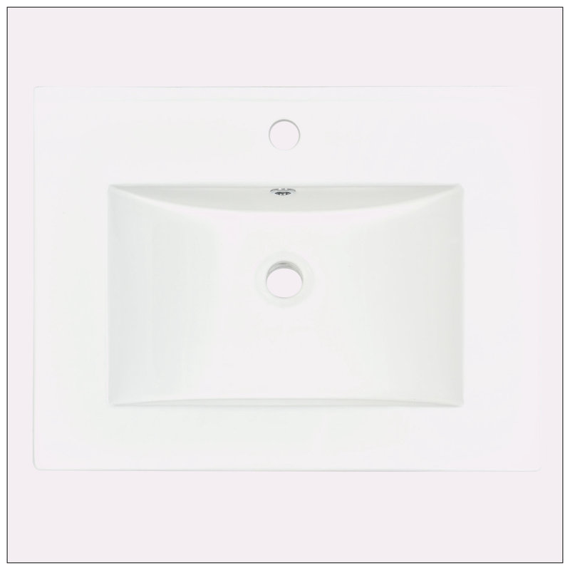 [Lavabo seulement] Meuble-lavabo moderne de 24 po