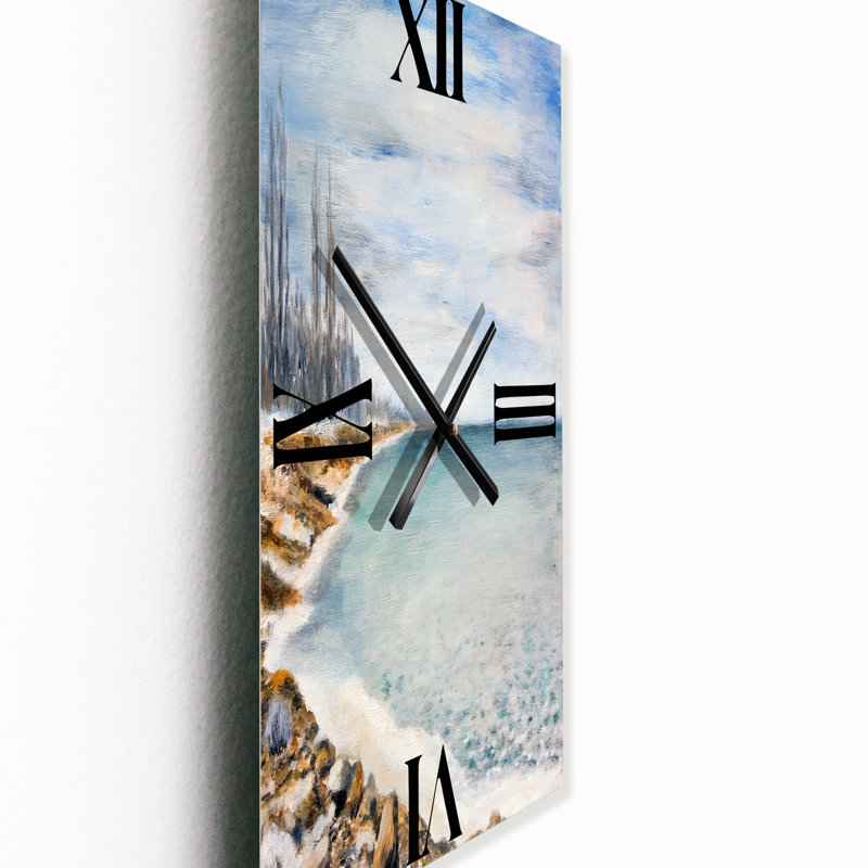Horloge murale La mer est recouverte de glace, Grand