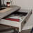 Corner Computer Desk, Brown Finish