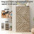 12 Pair Shoe Storage Cabinet-1940768734
