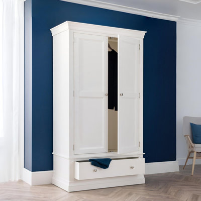 Kate 2 Door Solid Wood Wardrobe