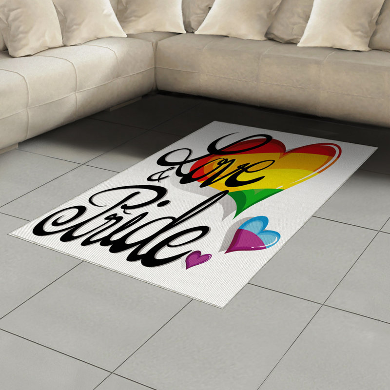 Tapis décoratif Pride, Rectangle— 4 pi x 5 pi 8 po