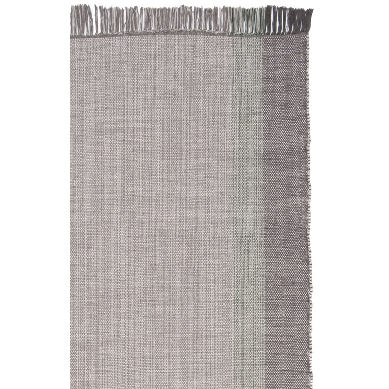 Zoltán Hand Woven Cotton Striped Rug, Rectangle 2'3" x 4'