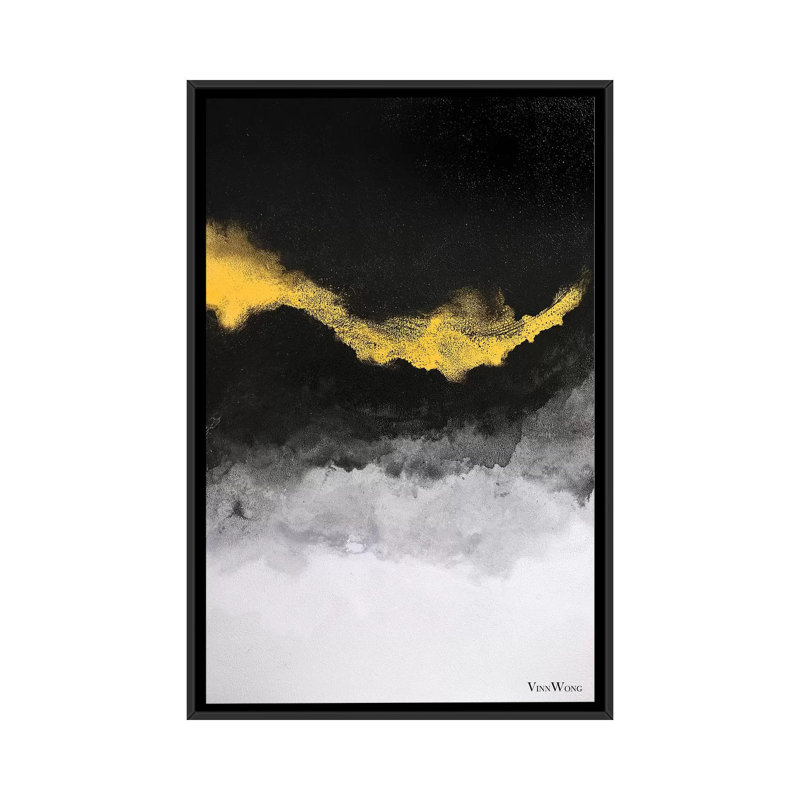 " Eclipse " by Vinn Wong, Black Framed, No Matte, 60" H x 40" W x 1.5" D