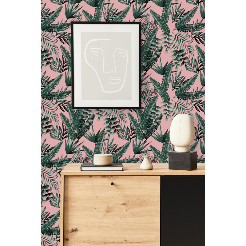 Panneau de papier peint Estabrook, L 18,75 po x l 25 po, Vinyle