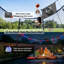 Trampoline noir Acwarm Home 2026 12Ft - 1500Lbs, Astm, avec ensemble de basketball léger à DEL, filet, échelle et coussin-127663364