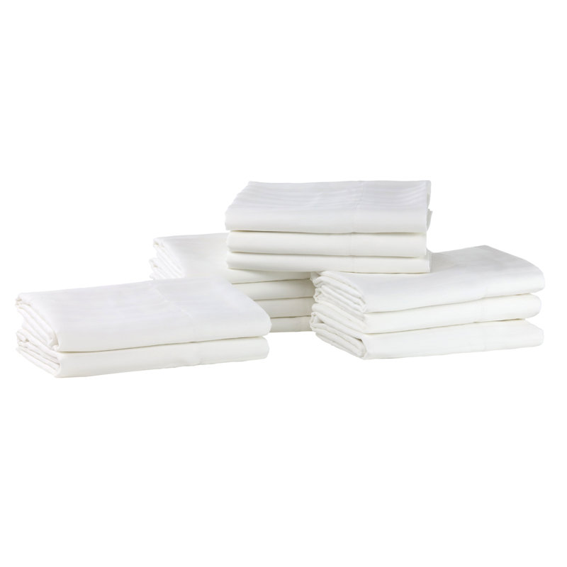 Ensemble de draps en coton égyptien Lotus par 1888 Mills Tone on Tone, Grand