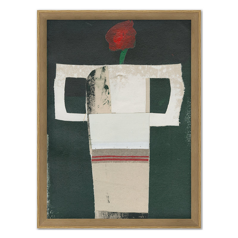 Playful Sort 43 Print by Ngo, PC, Oak Single Picture Framed, 20'' H x 15'' W
