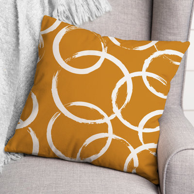 Geometric Outdoor Reversible Throw Pillow