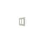 Deltana SWP4741U26 Switch Plate; Double Rocker; Bright Chrome Finish-961455604