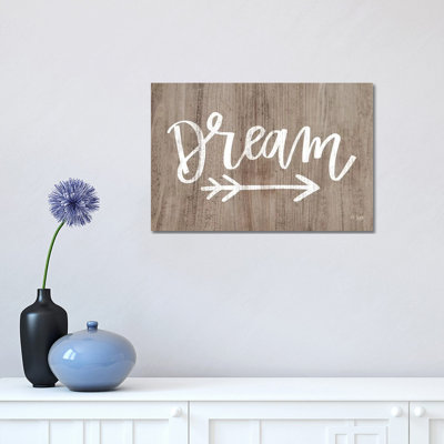 Dream 1 Piece Wrapped Canvas Wall Art