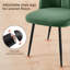 Barez Velvet/Suede Upholstered Armless Dining Chair with Adjustable Feet-937899708