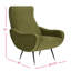 Dakota Velvet Retro Mid Century Accent Chair-33012599