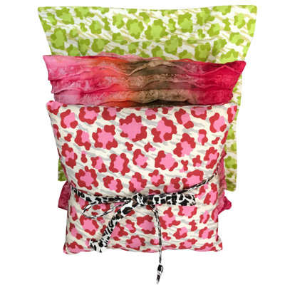 Square Cotton Pillow Cover and Insert