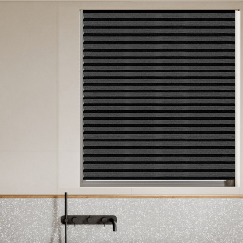 Rideau de balcon pare-soleil isolant et résistant à la chaleur Blackoutes rideaux Punch Frees Installation, Black