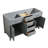 Petrel 60'' Double Bathroom Vanity Base Only-38087163