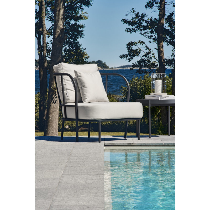 Saltö Lounge Table, Charcoal Gray, 22" W x 22" L x 16.5" H
