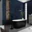 Baignoire de trempage autoportante en acrylique 59 po. X 28 po.-92361354