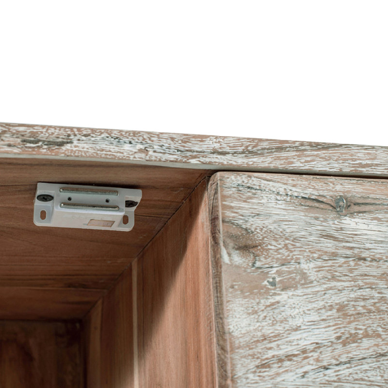 Console de 57 po x 16 po x 33 po avec portes cannes