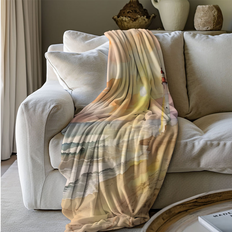 Coastal Light - 1 pièce Sherpa Premium, L 60 po x L 80 po