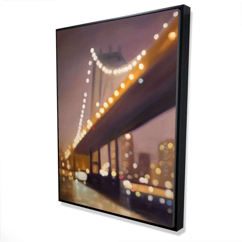 «New-york at Night», reproduction sur toile