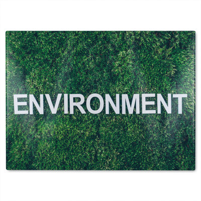 Wellness Environment Designer Glass Chopping Board