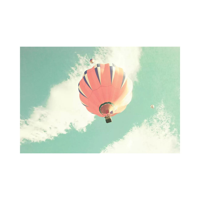 Hot Air Balloon 1 Piece Wrapped Canvas Painting, 152.5 cm H x 101.5 cm W