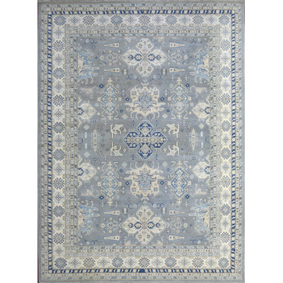 Clearance One-of-a-Kind Rectangle 9'11" X 13'7" Hand Knotted Area Rug