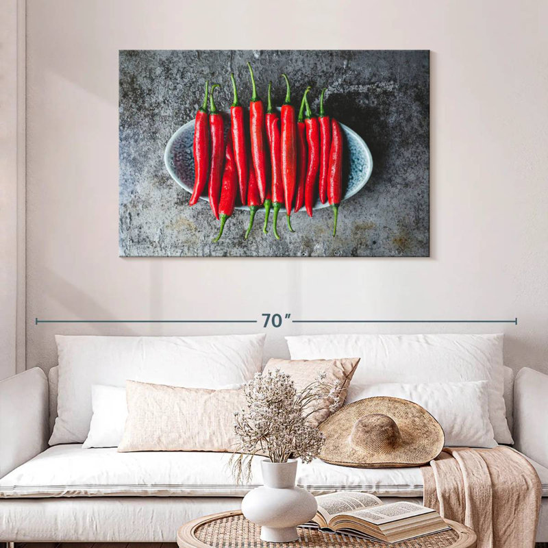 Yarlin Peppers, 30" H x 45" W
