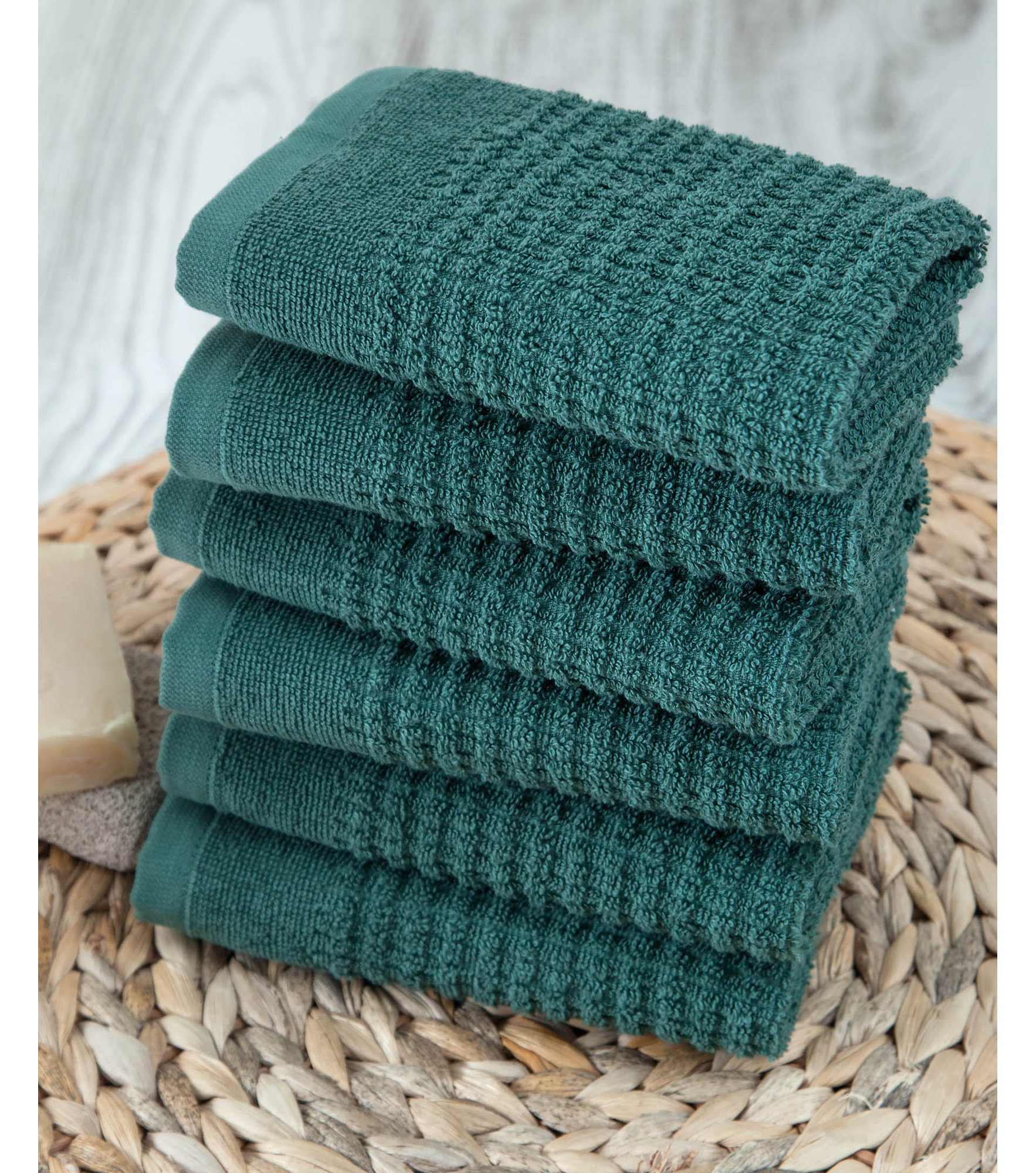 AllModern Earline Turkish Cotton Washcloth Towel - Thumbnail 3