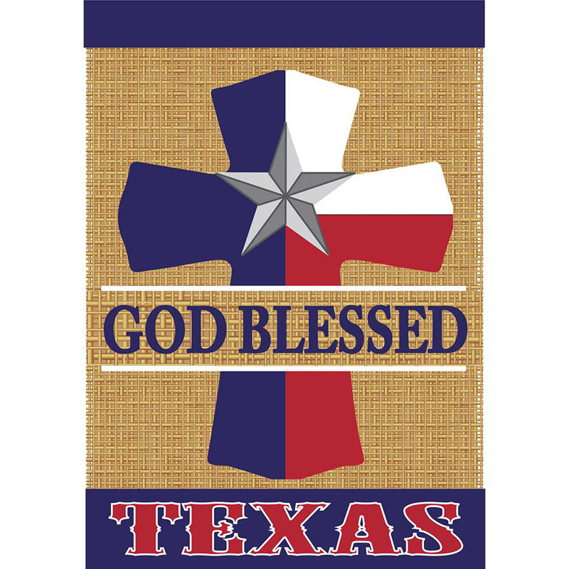 2-Sided Polyester Flag, 18" H x 13" W