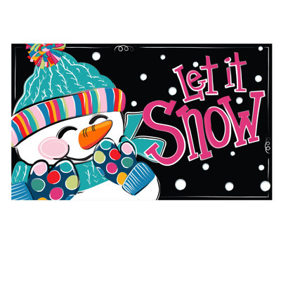 Tapis en relief Let It Snow-Man