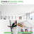 10Pcs 2 ft. x 4 ft. Drop-in PVC Rectangle Ceiling Tile,Smooth Wall Paneling (80 Sq.ft./Case)