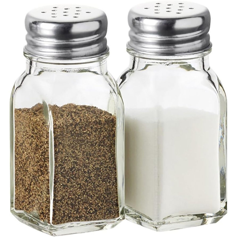 Ensemble de salières et poivrières pour table de cuisson en verre transparent et gadgets de cuisine