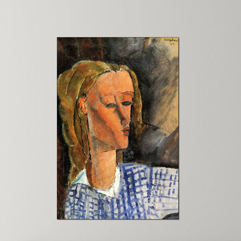 Modigliani Amedeo - Wrapped Canvas Painting, 135cm H x 90cm W x 1.8cm D