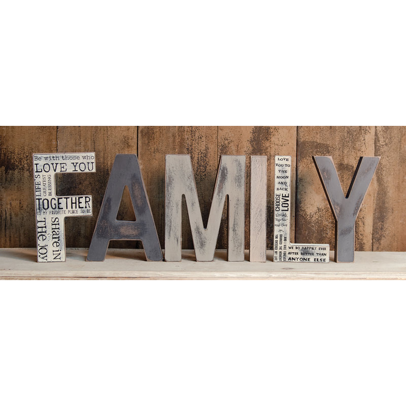 Brazel Text & Numbers Letter Block