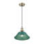 Petit luminaire suspendu Akifumi avec pin vert-173995331-173995333