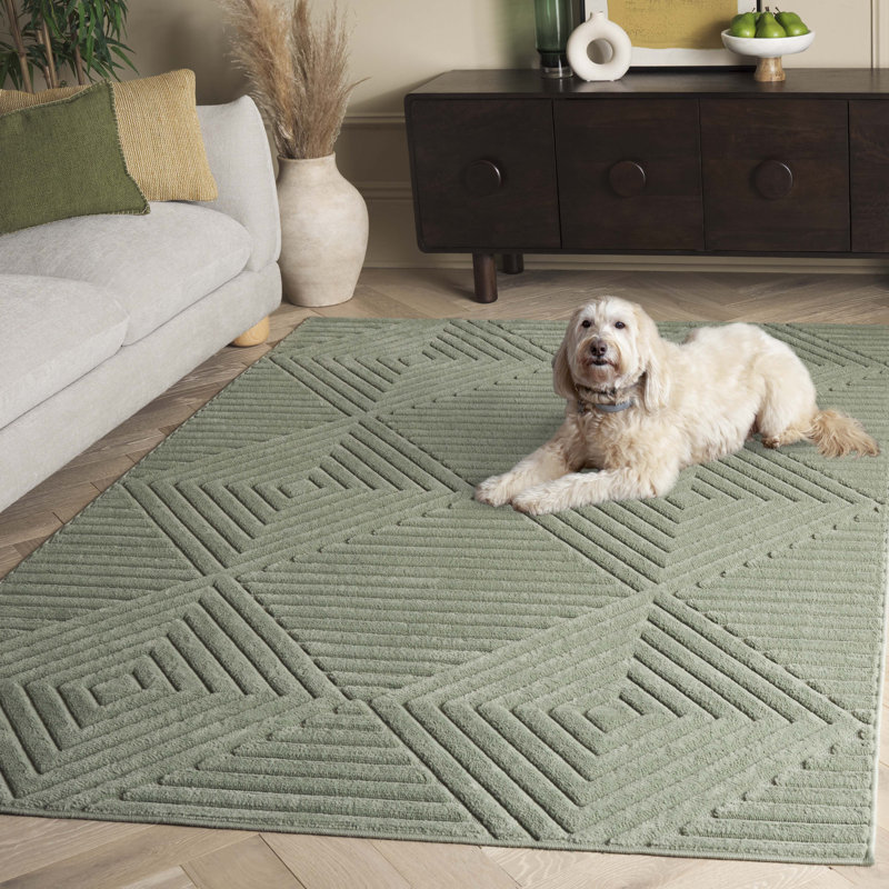 Dosher Performance Solid Color Rug, Rectangle 9' x 12'