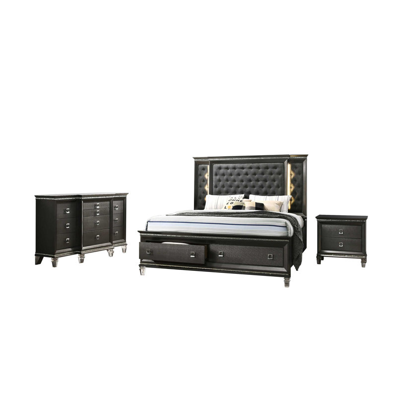 Karter Piece Bedroom Set, Eastern King