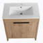Meuble-lavabo autoportant avec lavabo en céramique et 2 portes d'armoire à fermeture en douceur-218766110-218766177-218766108