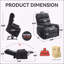 Fauteuil inclinable Power Lift avec double moteur et massage thermique-147300633