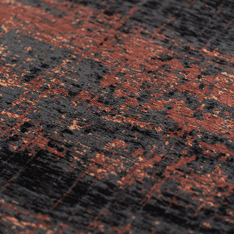 Jacquard Indoor / Outdoor Rug, Black