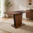 Extendable Rectangular Dining Table for Small Spaces